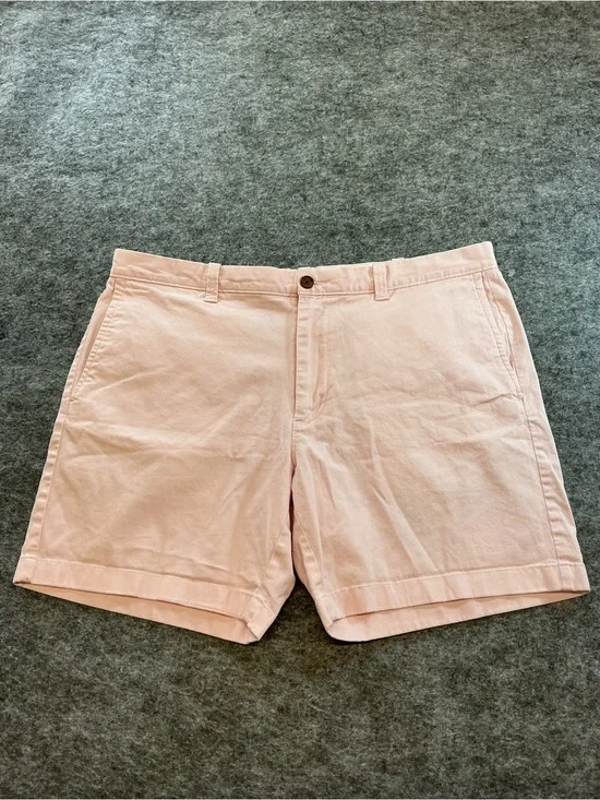 J. Crew Men's Pink Cotton Chino Shorts Size 38