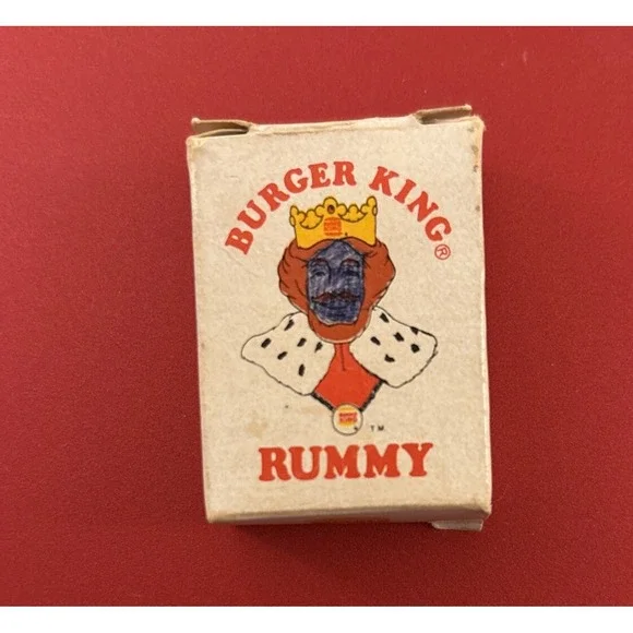 Vintage‎ 1978 Burger King Mini Rummy Card Game, Complete