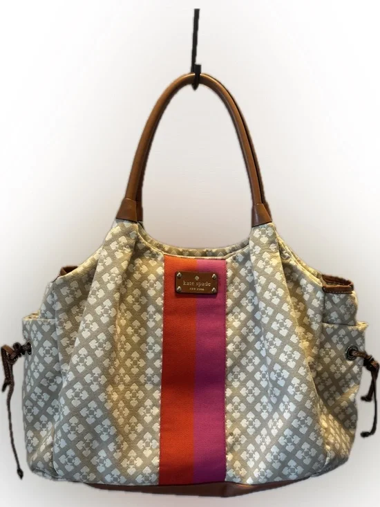 Kate Spade Stevie Diaper Bag Spade Flower Jacquard Tote
