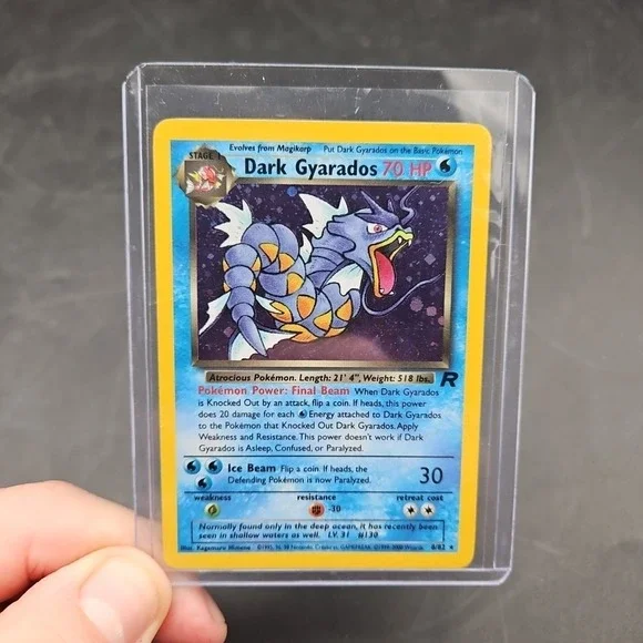 Pokémon Dark Gyarados Team Rocket Holo Rare 8/82 70 HP English TCG Card