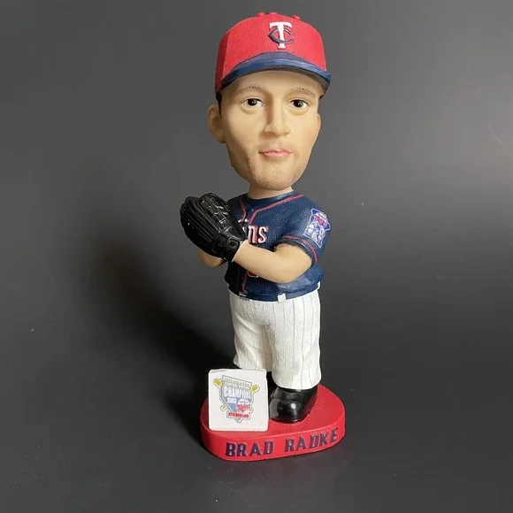 Brad Radke Bobblehead Minnesota Twins Bobble Dobbles 2003 Central Division Champ