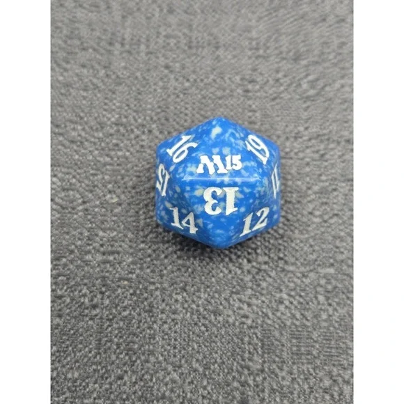 MTG Core Set 15 Spindown Life Counter Dice Red Blue D20 Magic The Gathering