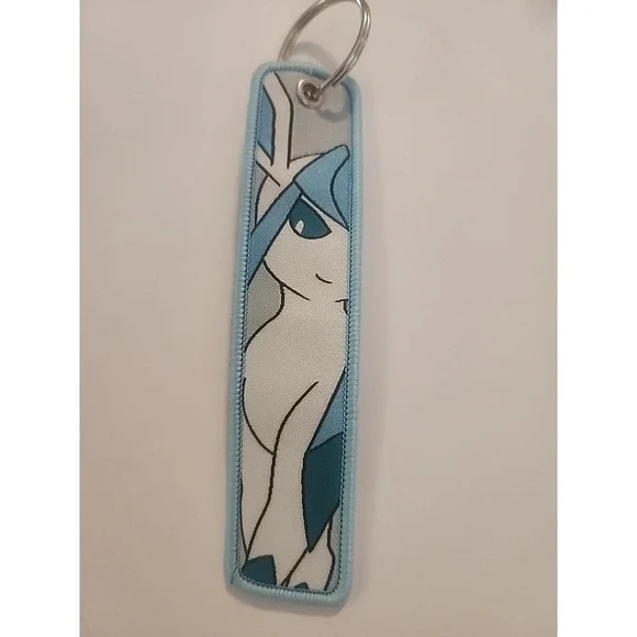 Pokemon 1 Piece Double Sided 5‎ Inch Glaceon Keychain