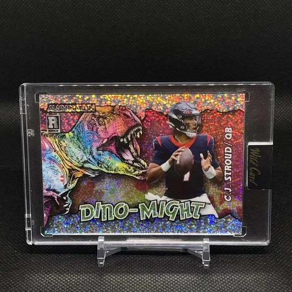 2023 Wild Card Alumination Rainbow Rookie Dino-Might C.J. Stroud #AD-CS‎ 6/25 RC
