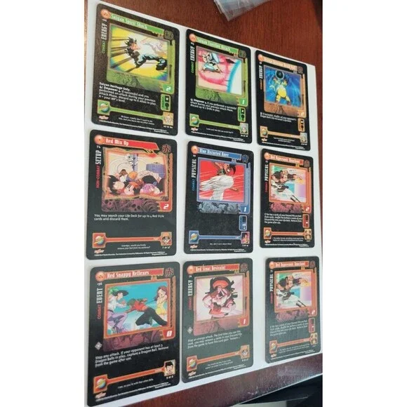 Dragon Ball GT CCG TCG Lot of 15 Cards - Non-Holo LP/MP