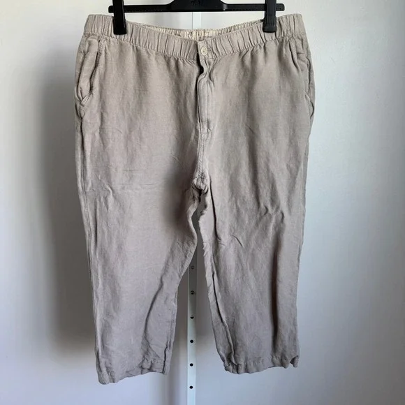 Tommy Bahama XXL‎ Linen Pants Elastic Waist Beach Island