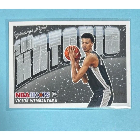 2023-24 NBA Hoops Victor Wembanyama ,Greetings Winter Basketball Card #1