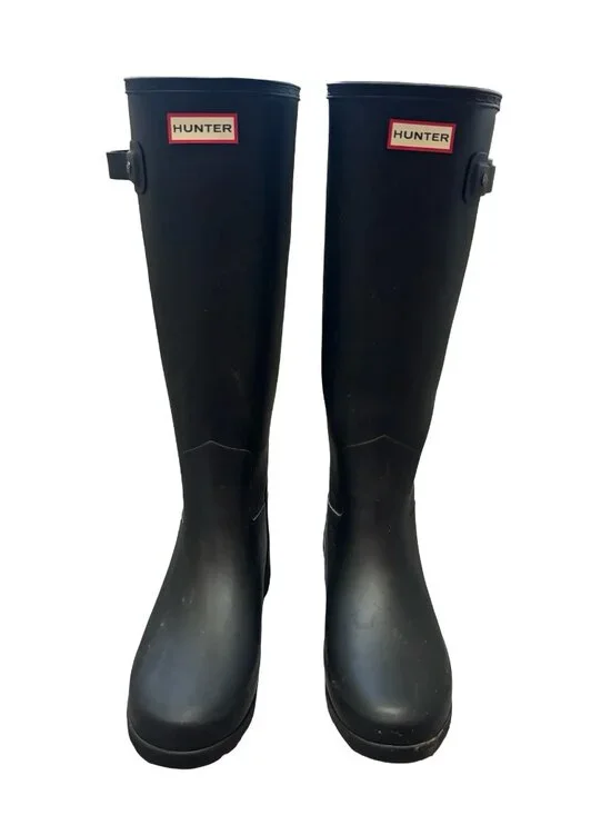 Hunter Original Tall Matte Black Rain Boots US Women's 7