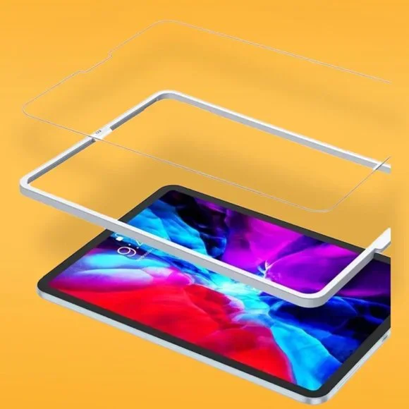 Luckymore Glass Screen Protector compatible with iPad Pro 12.9 inch Screens 2 Pa