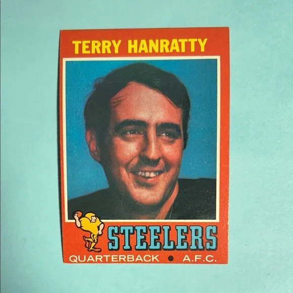 1971 Topps Terry Hanratty Pittsburgh Steelers NFL  Card#30 (Notre Dame)