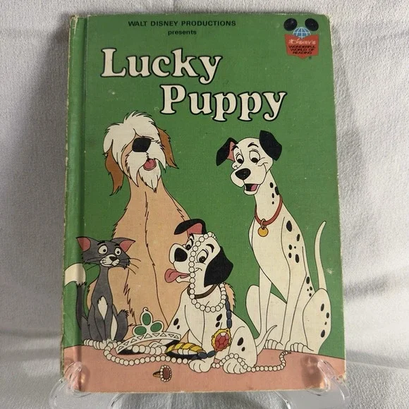 Lucky Pup Book 101 Dalmatians First American Edition 1978 Walt Disney Hardcover