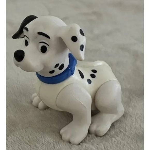 Vintage 1996 Disney 101 Dalmatians Pup Blue Collar McDonald's Toy