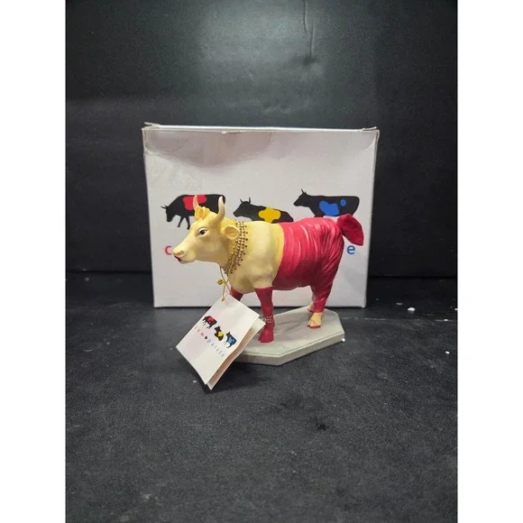Cow Parade Diamonds Are‎ A Cow's Best Friend Figurine, Westland Giftware, #9122