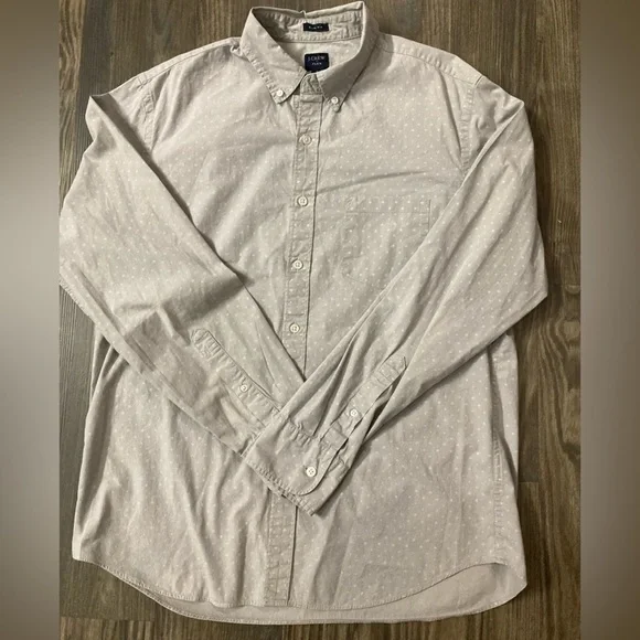 J. Crew‎ Slim Fit Flex Large Button Down Shirt