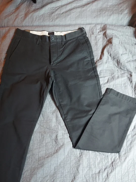 J. Crew Faded Black Chino Pants