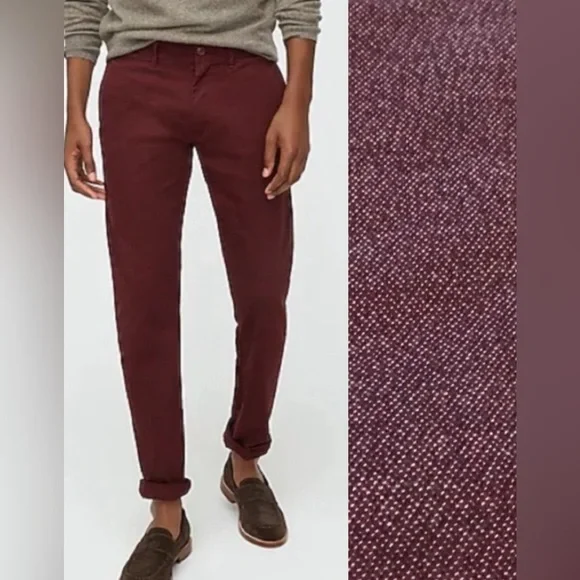 J. Crew Plum Flex Slim Chinos 31x32