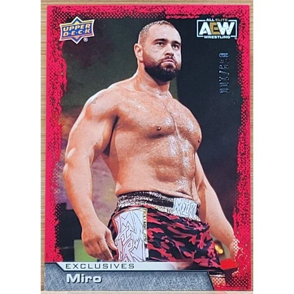 2022 UPPER DECK AEW MIRO  EXCLUSIVES‎ #D/100