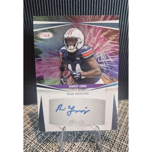 2025 SAGE HIT Low Series Robert Lewis #A-RL2 Fireworks Autographs Blue  (AU)