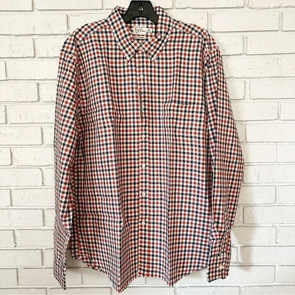 J.Crew Men’s Secret Wash cotton‎ poplin shirt