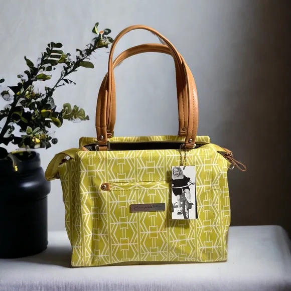 Petunia pickle bottom ~ Electric Citrus crossbody diaper bag