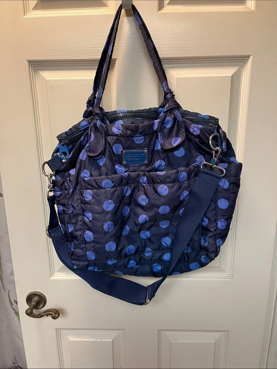 EUC Marc by Marc Jacobs Pretty Nylon Eliz-A-Baby Diaper Bag with Shoulder Strap
