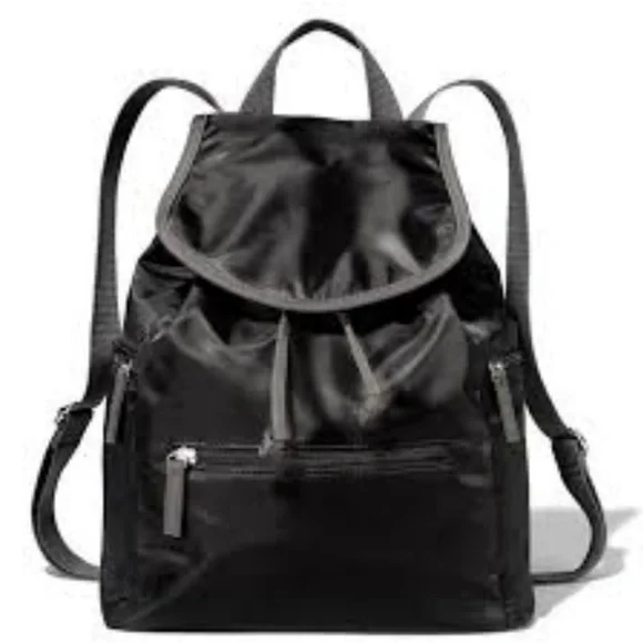 Avon go around town black baby backpack