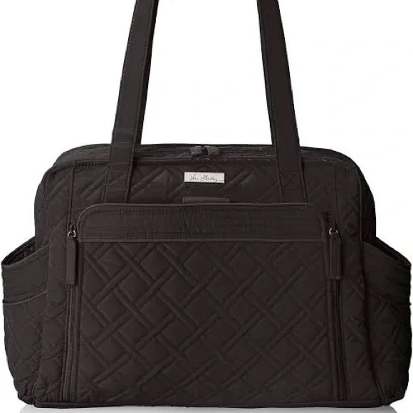 Vera Bradley Stroll Around Quilted Diaper Bag with changing pad