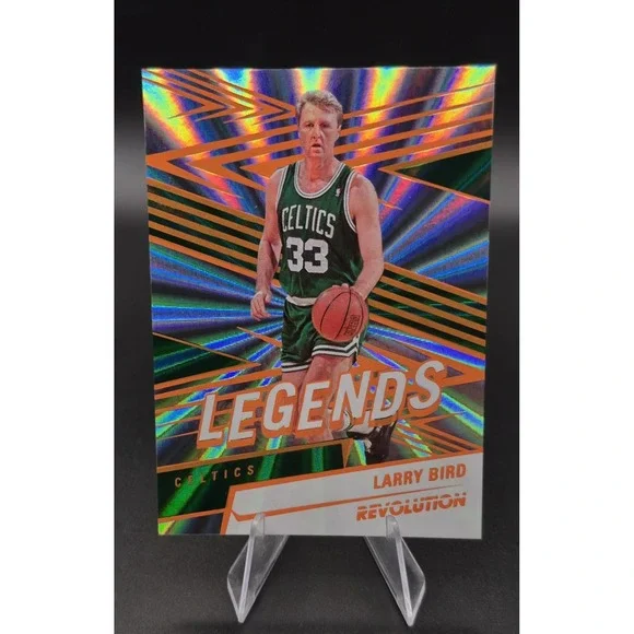 2024-25 Panini Revolution Larry Bird #159 Legends Sunburst /75 Boston Celtics