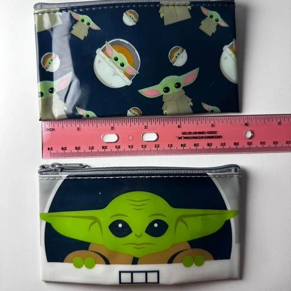 Star Wars Grogu Baby Yoda Zipper Pouch Set