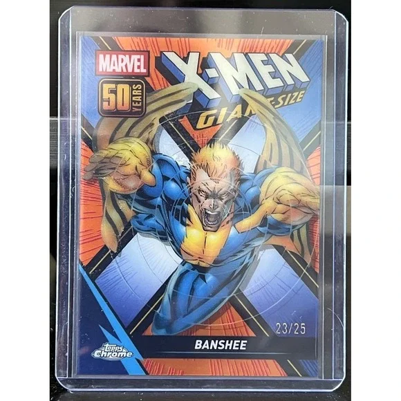 2025 Topps Chrome Marvel Banshee X-Men Giant-Size 50th‎ Anniversary #XM-6 /25