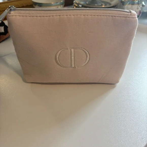 Dior cosmetic bag. Nude