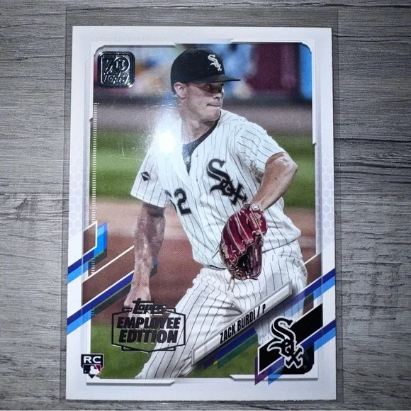 2021 Topps ZACK BURDI Employee Edition Rare card #483 CHICAGO WHITE SOX