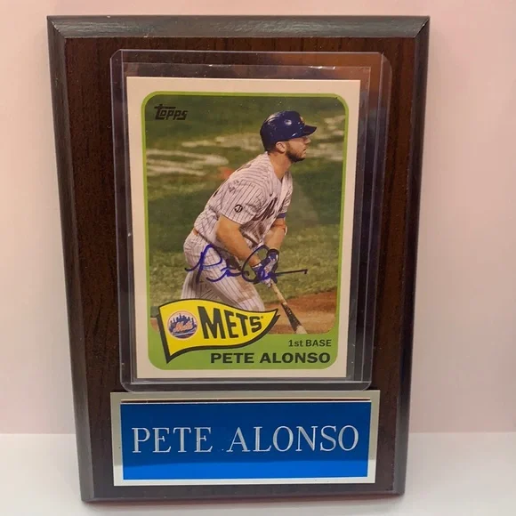 Pete Alonso In Person Auto Plaque (MISC9)