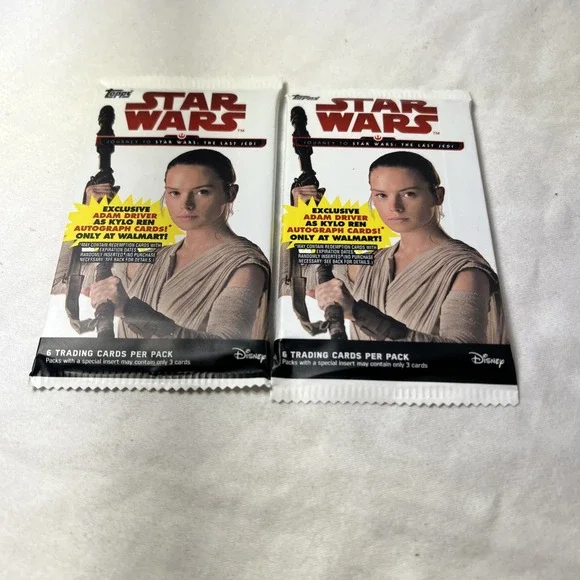 Topps 2017 Journey To Star Wars: The Last Jedi, Blaster Packs x2!!! Brand New!