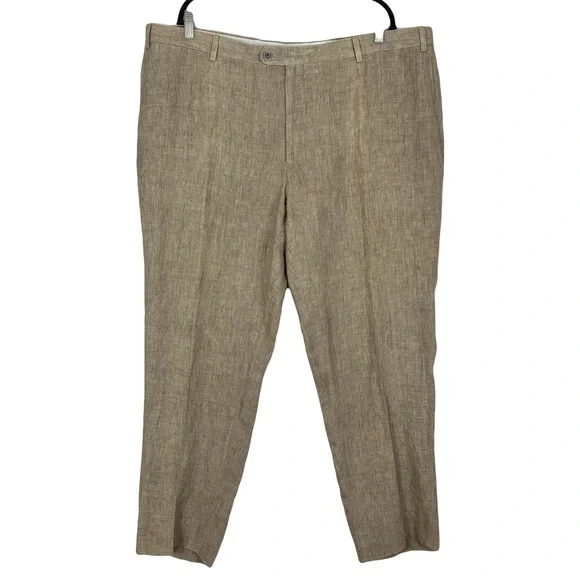 New Joseph Abboud Linen Suit Dress Pant Mens 44