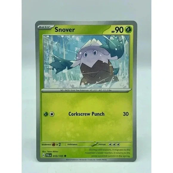 Snover 010/193 Paldea Evolved Non-Holo Pokemon TCG Mint Unplayed‎