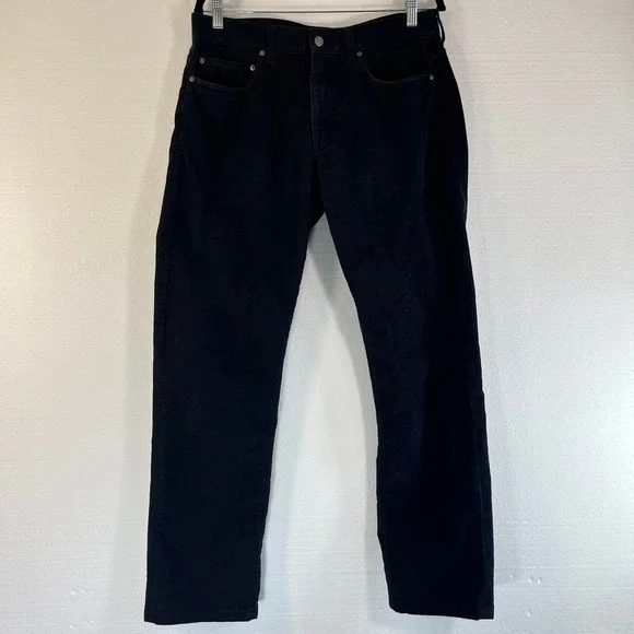 J. Crew Style 770 Corduroy‎ Pants Mens Fits 32x30 Navy Blue