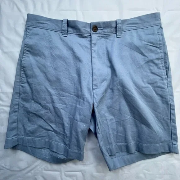 J. Crew Men's Blue Khaki Shorts Size 31