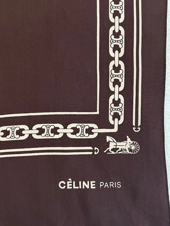 Celine Paris Silk Scarf