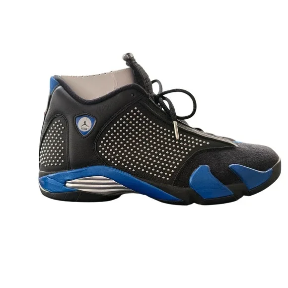 Air Jordan 14 Retro S Supreme‎ Black Varsity Royal BV7630-004 Mens Size 13