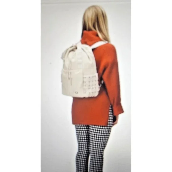 OGIO Rise Women's Bag‎ backpack vanilla cream braided 17x15x5
