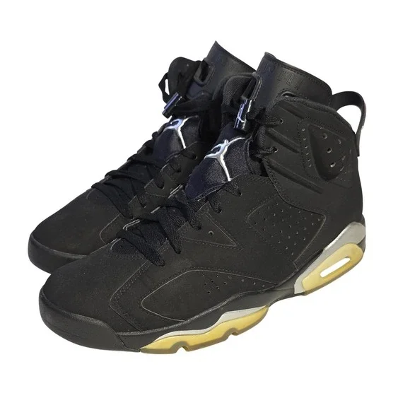 Nike Air Jordan 6 Retro Chrome‎ Metallic Silver Black DX2836-001 Mens Size 11