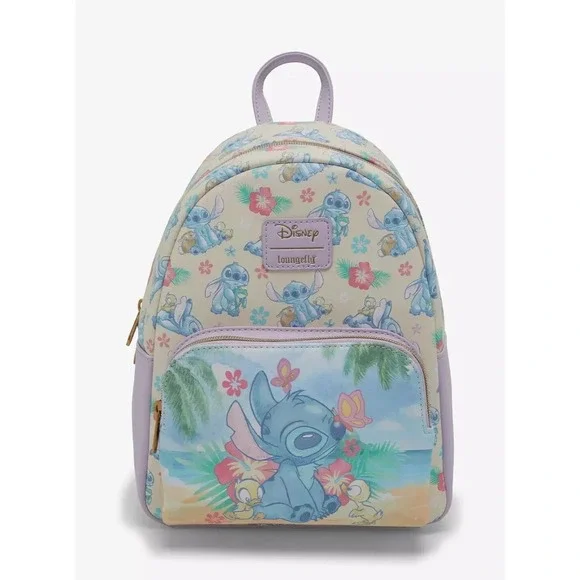 Loungefly Disney Lilo‎ and Stitch Ducks Beach Mini Backpack
