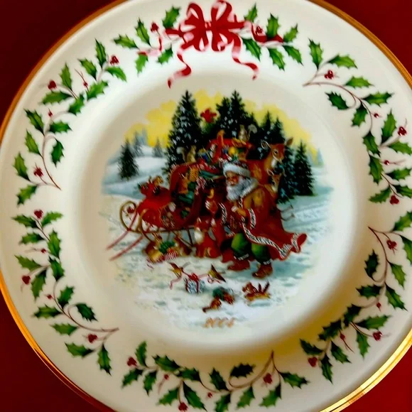 2004 annual holiday Lenox Collector plate