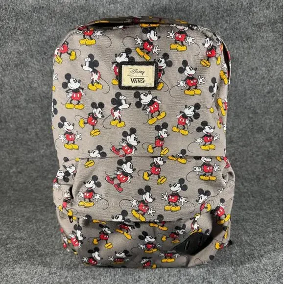 Disney x Vans Mickey Mouse Backpack Gray Allover Print