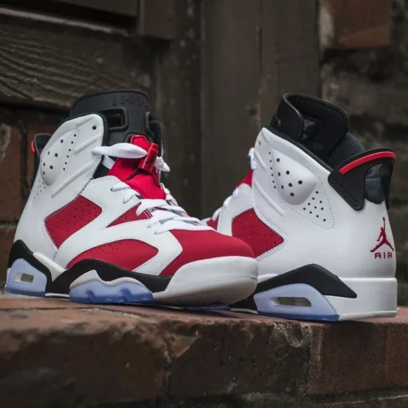 Men's Air Jordan Retro 6 Carmine Sneakers