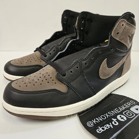 Air Jordan 1 Retro High OG Black Gold Palomino DZ5485 020 Men's Size 10.5