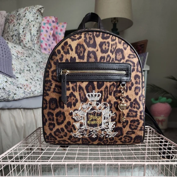 Juicy Couture Leopard Print Backpack