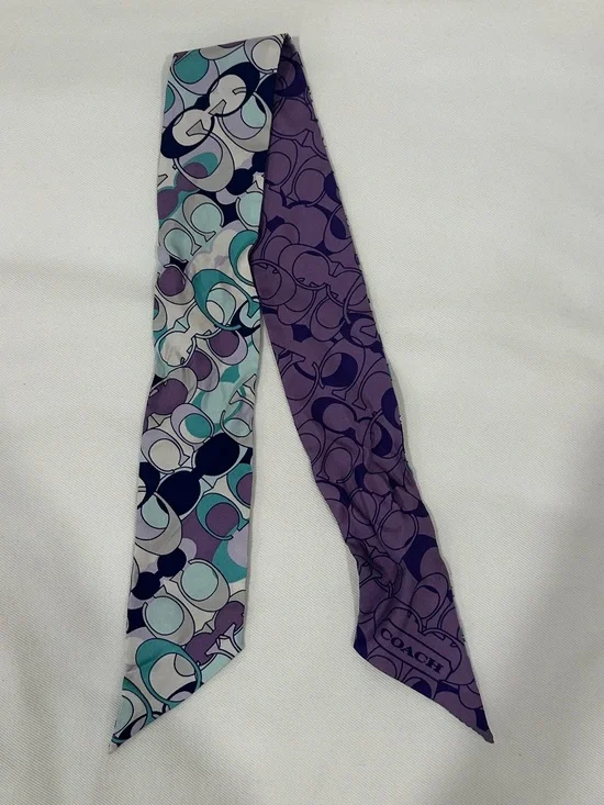Coach Silk Bag Scarf