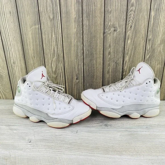 Nike Air Jordan 13 Retro Wolf Grey Men's Size 11, 414571-160 Sneakers No Insoles